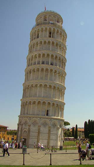 Der schiefe Turm von Pisa